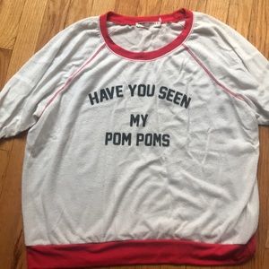 Super soft “cheerleader” crew neck